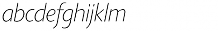 Agilita Pro Thin Italic