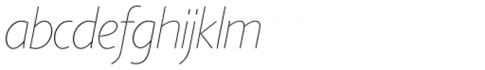 Agilita Pro UltraThin Italic