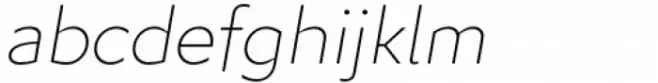 Algera  Thin Italic