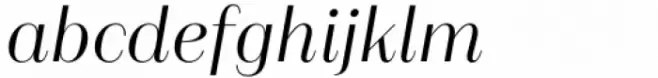 Alonzo Light Italic