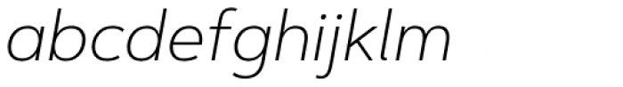 Artegra Sans ExtraLight Italic