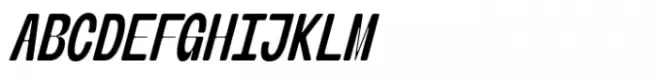 Banigar Round Condensed Semi Bold Italic