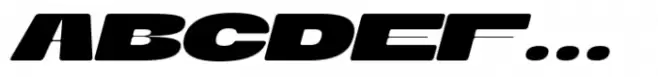 Banigar Round Expanded Black Italic