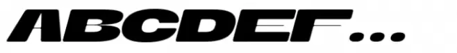 Banigar Round Expanded Extra Bold Italic