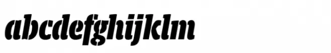 Berlingske Slab Stencil Std Extrabold Italic