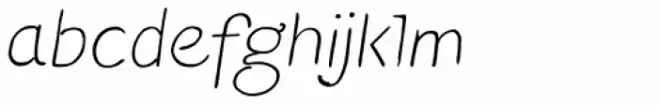 Blushes Light Italic