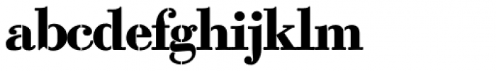 Bodoni Classic Stencil Fat