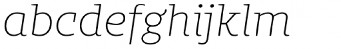 Bommer Slab Thin Italic