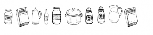 Butter Sugar Kitchen Clipart