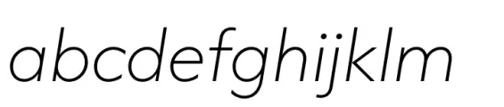 Capitana Thin Italic