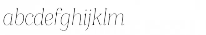 Clarinette Display Thin Italic