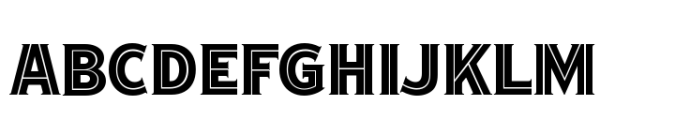 Copperplate New All styles Inline A variable