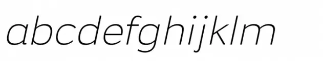 Dikta Neue Extra Light Italic