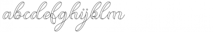 Dominica Calligraphy Outline