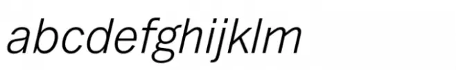 Du Nord Std Light Italic