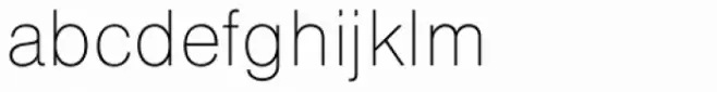 Europa Grotesk SB ExtraLight