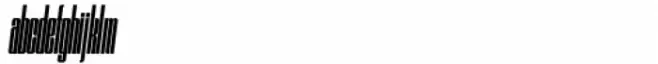 Exorts Compressed Light Italic