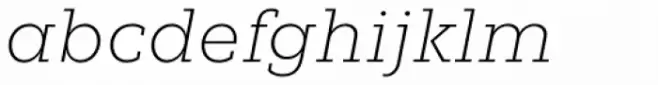 Fenomen Slab Thin Italic
