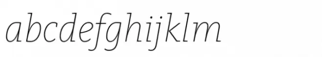 FF Kievit Slab Thin Italic