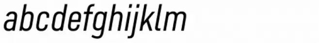 FS Industrie Condensed Italic