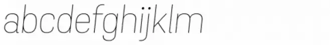 Grota Sans Alt Rounded Thin Italic