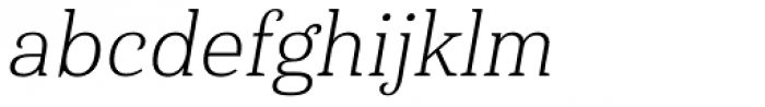 Haboro Serif Normal Light Italic