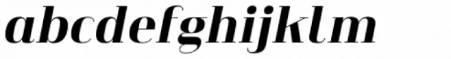 Heimat Didone 14 Extra Bold Italic