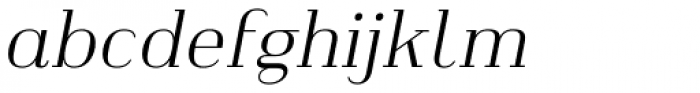 Heimat Didone 20 Extra Light Italic