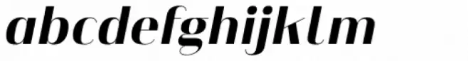 Heimat Display 12 Extra Bold Italic