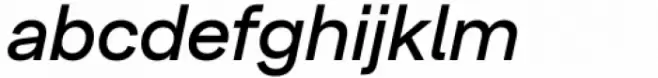 Lens Grotesk Medium Italic