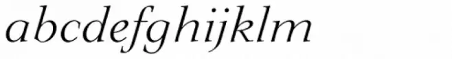Lingwood EF Light Italic