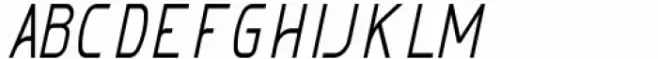 Melatea Medium Italic Condensed