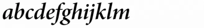 Minion Pro SubHead SemiBold Italic