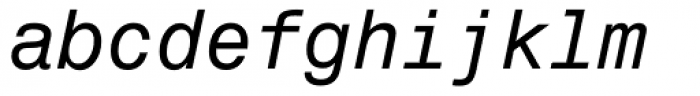 Monospace 821 Std Italic