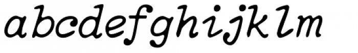 NorB TypeWriter Light Italic