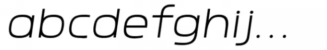Nordt Slim ExtraLight Italic