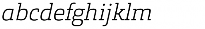 Orgon Slab ExtraLight Italic