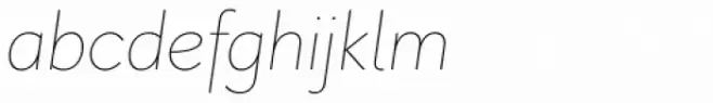 Pani Sans Thin Italic