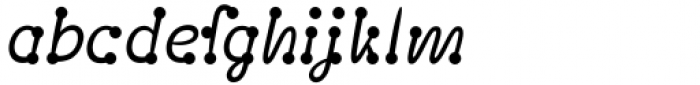 Polydot Italic Regular