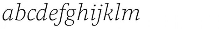 Quodlibet Serif Thin Italic