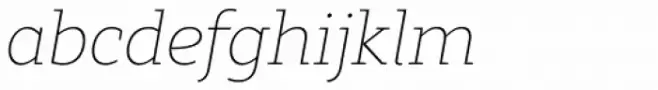 Rival Slab Thin Italic