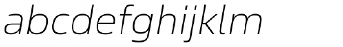Sans Beam Body Extra Light Italic