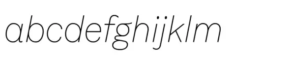 Solanel UltraThin Italic