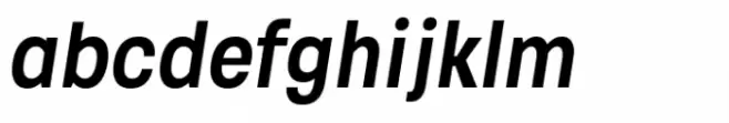 Soliden Semi Bold Condensed Oblique