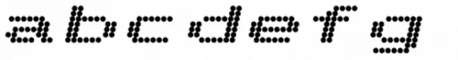Telidon Extended Heavy Italic