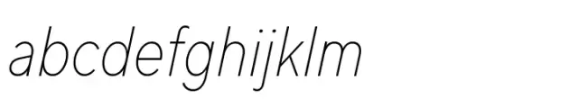TT Norms Pro Condensed ExtraLight Italic
