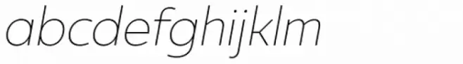 Ultine Cond Thin Italic