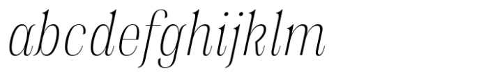 Wichittra Extra Light Italic