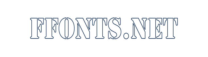 Army Hollow Thin font — Lorem ipsum body text preview