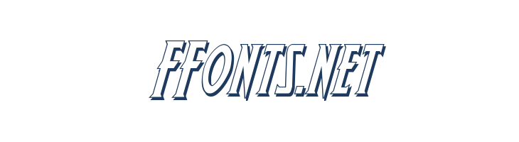 Wolf's Bane 3D Italic font — Lorem ipsum body text preview